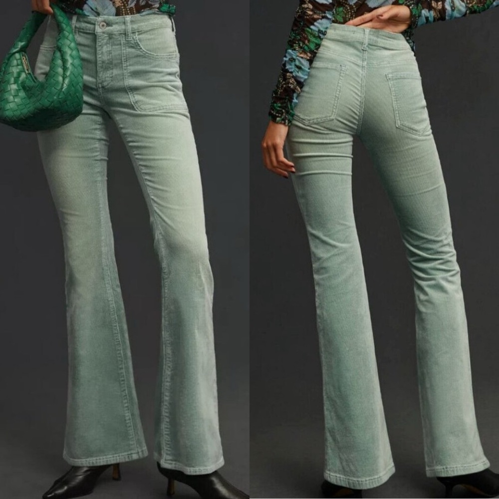 Anthropologie Pilcro Mint Green Boot Cut - size 28
